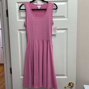 Solid Dusty Rose Pink LuLaRoe Nicki Tank Dress NWT